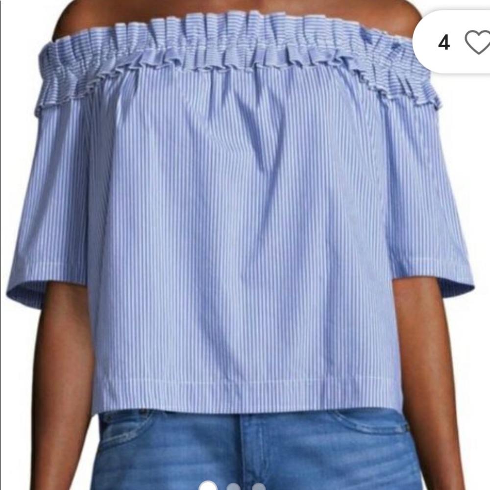 Vineyard vines medium off the shoulder top